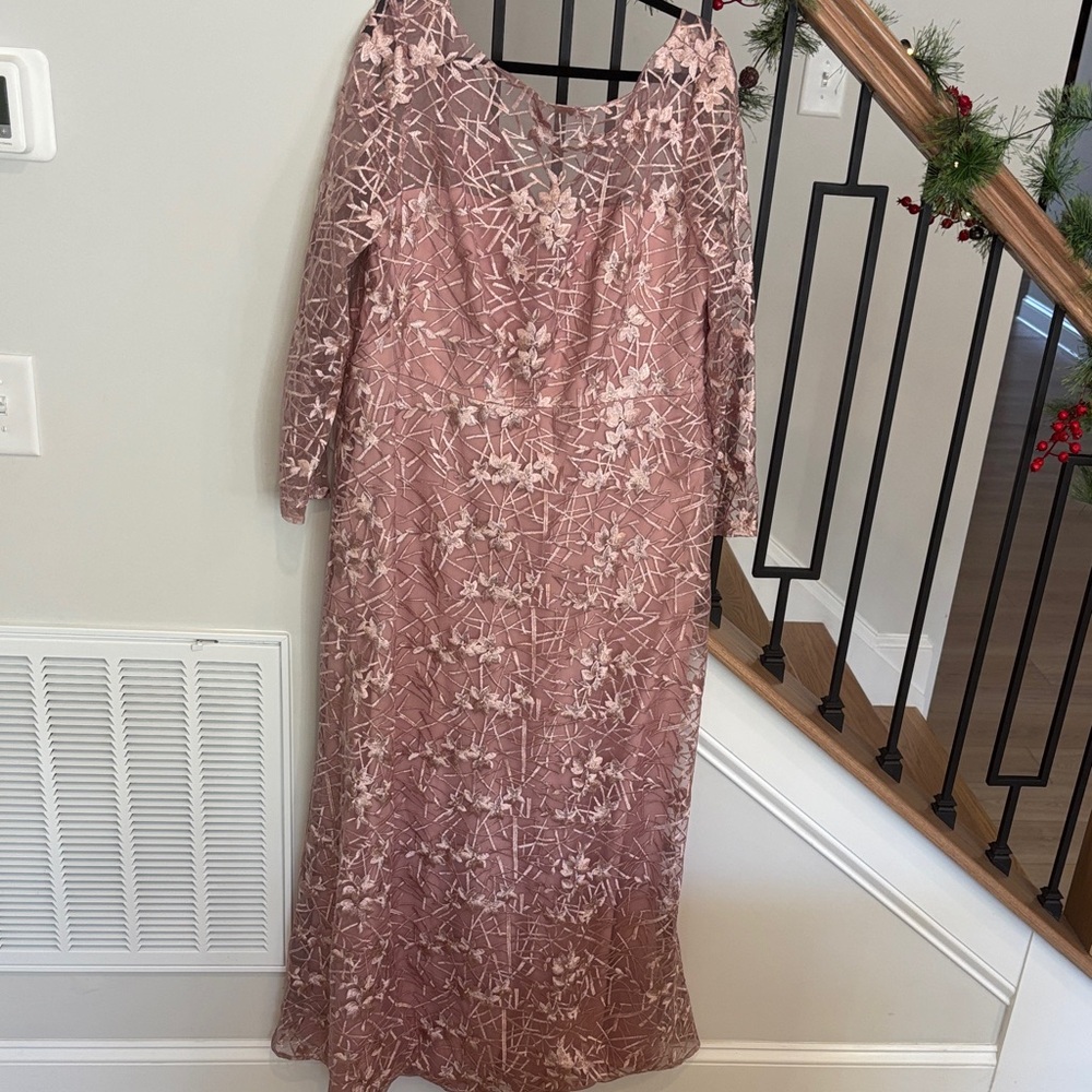 Kathryn Grace Pink Lace Dress size 18